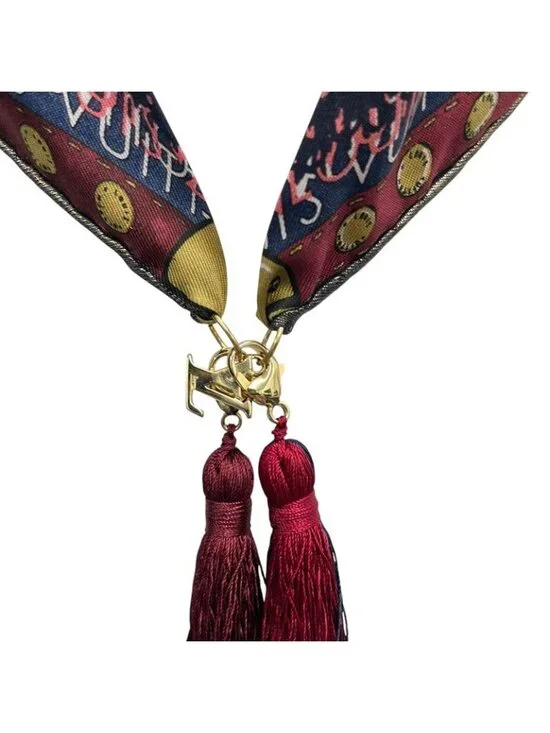 Louis Vuitton Scarf Silk Carre Bonbon Karakoram Red - Picture 5 of 5